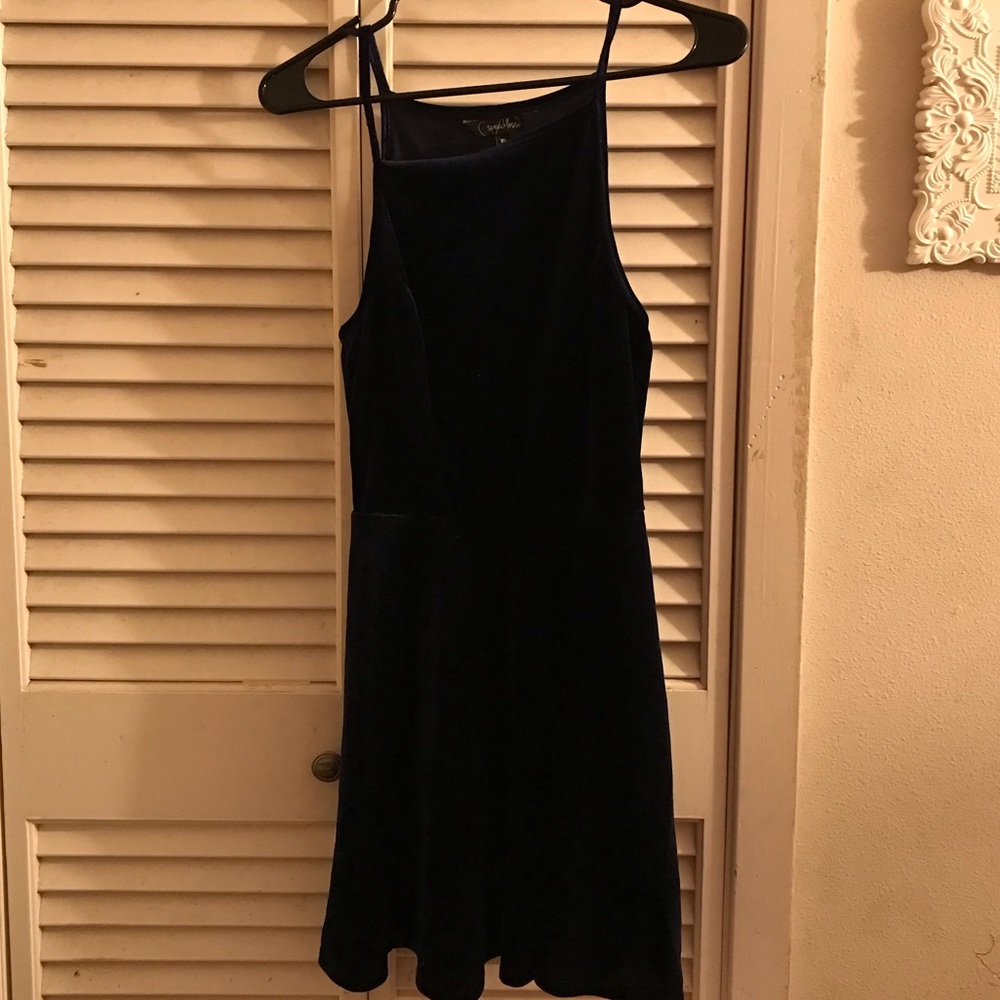 Navy blue dress